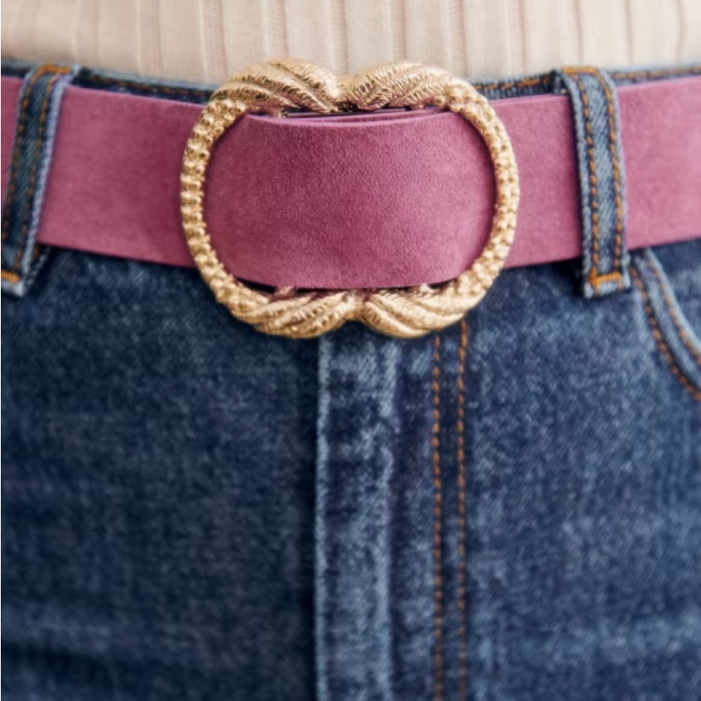 Sezane Artemis Lilac Belt 80